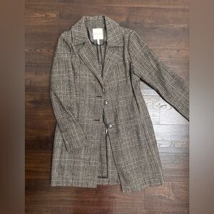 Avec les filles Plaid Women's Coat